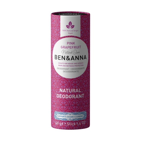 Ben and Anna Natural Soda Deodorant Pink Grapefruit Ben and Anna Natural Soda Deodorant Pink Grapefruit
